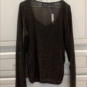 V Neck Long Sleeve Shirt